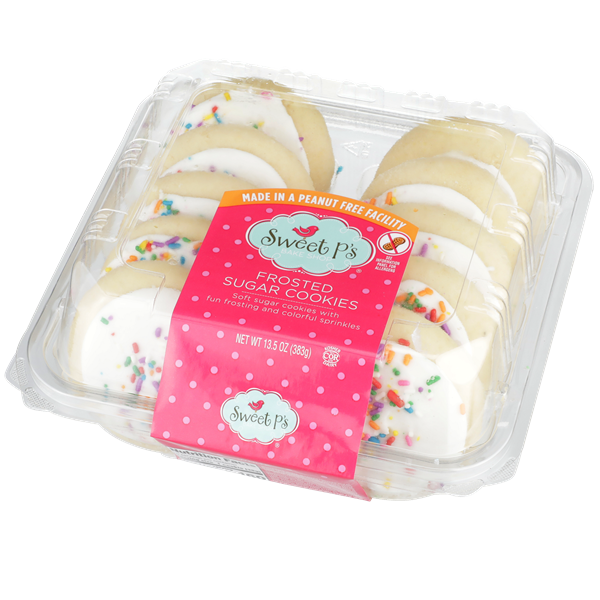 Sweet P's White Frosted Sugar Cookies 12Ct HyVee Aisles Online