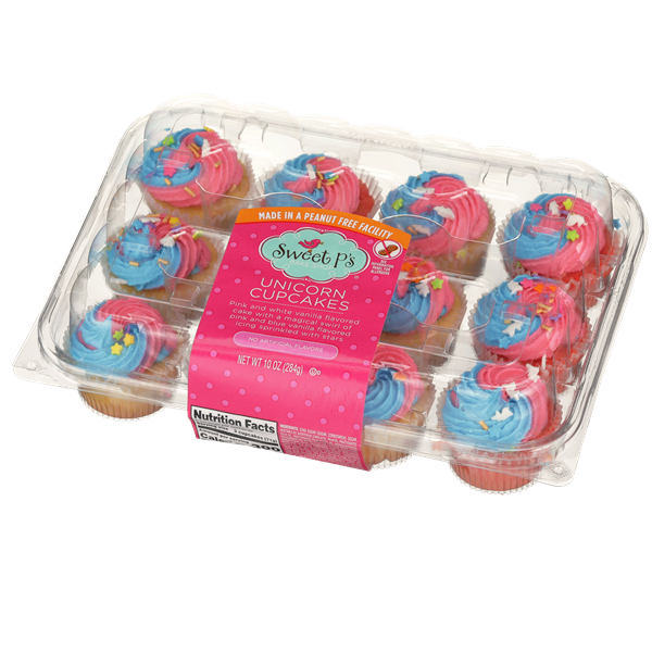 Sweet P's Unicorn Cupcakes 12Ct HyVee Aisles Online Grocery Shopping