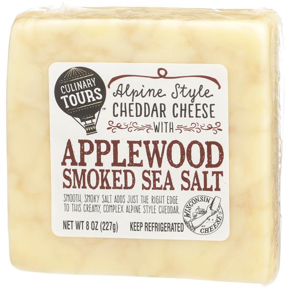 Culinary Tours Cheddar Cheese with Applewood Smoked Sea ...