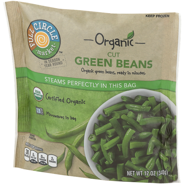 Full Circle Organic Steam In Bag Cut Green Beans Hy Vee Aisles Online Grocery Shopping