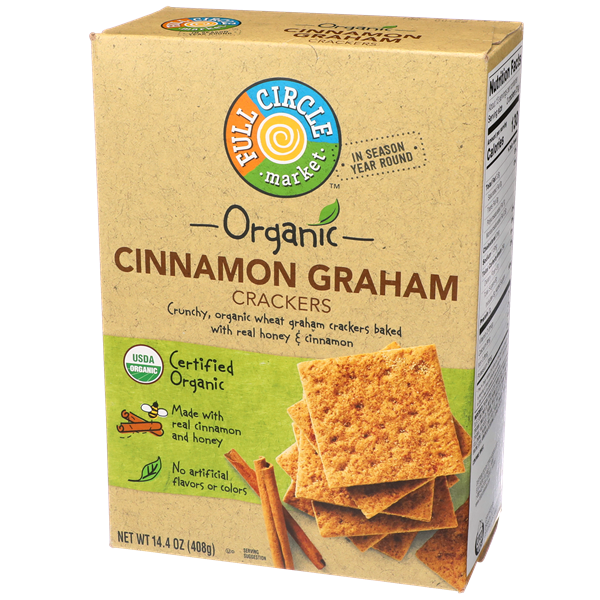 Full Circle Organic Cinnamon Graham Crackers HyVee Aisles Online Grocery Shopping