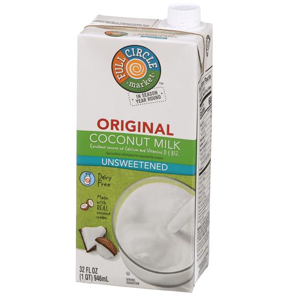Full Circle Unsweetened Coconut Milk HyVee Aisles Online Grocery
