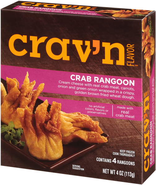 Crav'N Flavor Crab Rangoon 4Ct HyVee Aisles Online Grocery Shopping