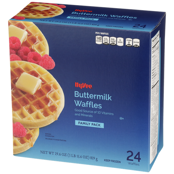 HyVee Buttermilk Waffles 24Ct HyVee Aisles Online Grocery Shopping
