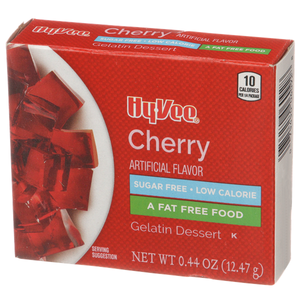 HyVee Sugar Free Cherry Gelatin Dessert HyVee Aisles Online Grocery
