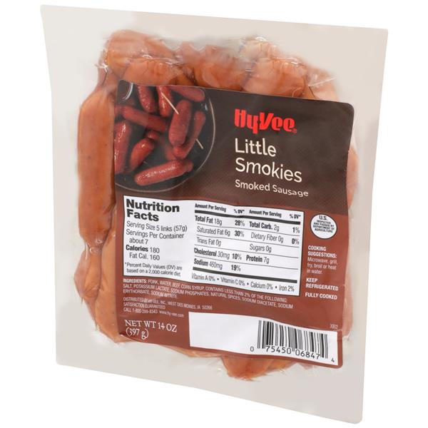 HyVee Little Smokies Smoked Sausage HyVee Aisles Online Grocery