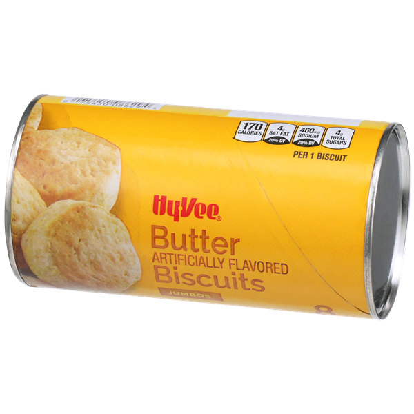 HyVee Jumbos Butter Flavored Biscuits 8Ct HyVee Aisles Online