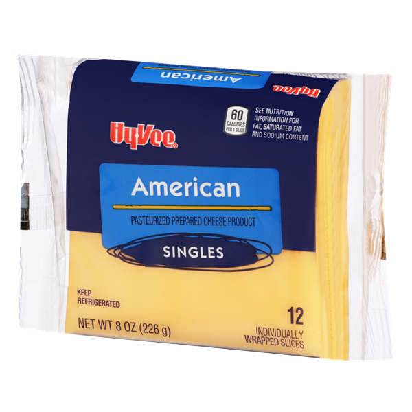 HyVee Singles American Cheese 12Ct HyVee Aisles Online Grocery Shopping