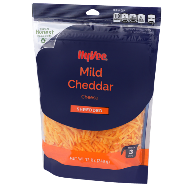 HyVee Shredded Mild Cheddar Cheese HyVee Aisles Online Grocery Shopping