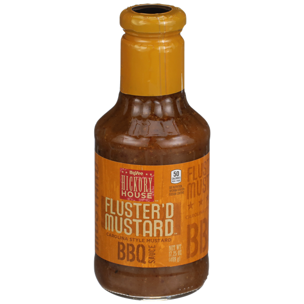 HyVee Hickory House Fluster'd Mustard Carolina Style BBQ Sauce Hy