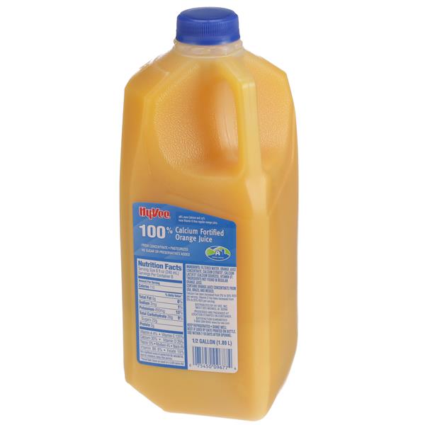 Calcium Fortified Orange Juice Nutrition Facts - Resenhas de Livros