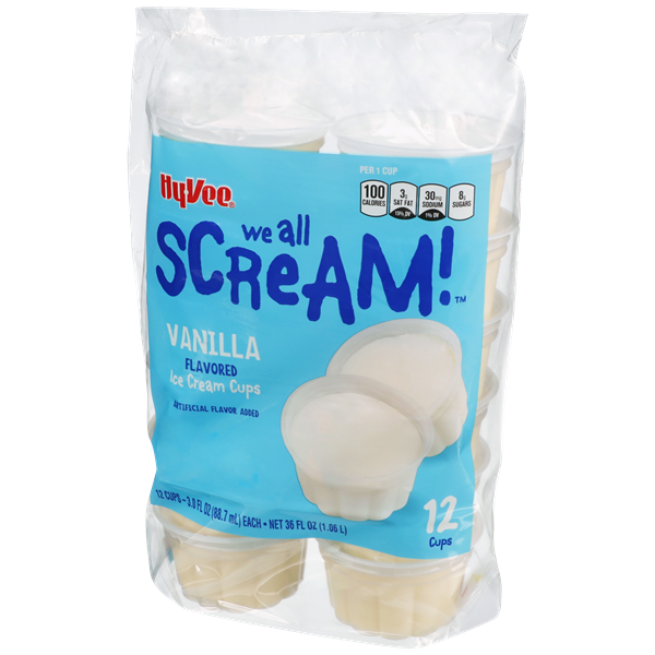 HyVee Vanilla Ice Cream Cups 123 Fl Oz HyVee Aisles Online Grocery Shopping