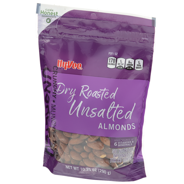 HyVee Dry Roasted Unsalted Almonds HyVee Aisles Online Grocery Shopping