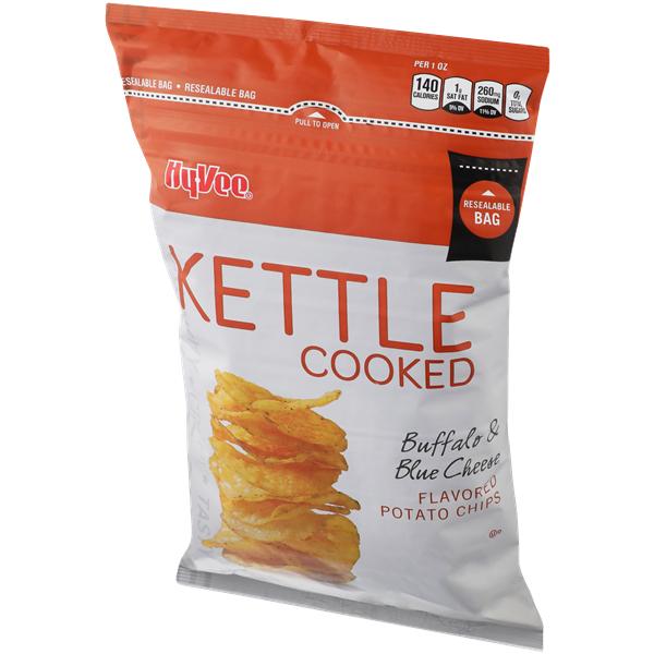 HyVee Kettle Cooked Buffalo & Blue Cheese Potato Chips HyVee Aisles