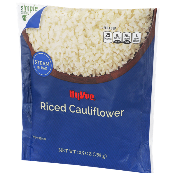 HyVee Riced Cauliflower Steam in Bag HyVee Aisles Online Grocery