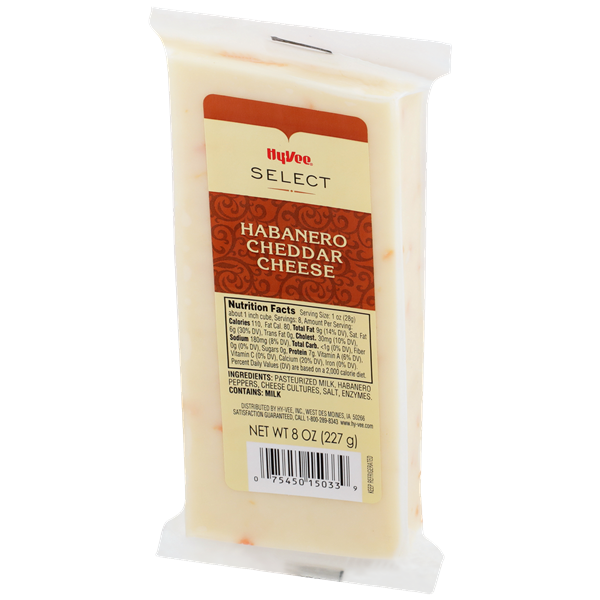 HyVee Select Habanero Cheddar Cheese HyVee Aisles Online Grocery