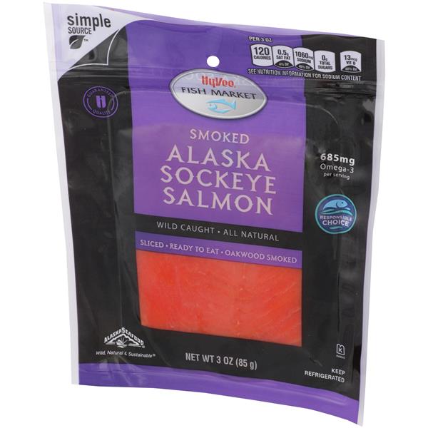 HyVee Fish Market Smoked Alaska Sockeye Salmon HyVee Aisles Online