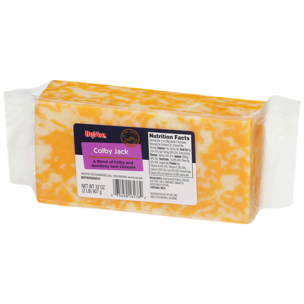 HyVee Colby Jack Chunk Cheese HyVee Aisles Online Grocery Shopping
