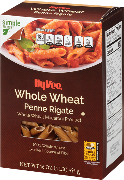 Hy-Vee 100% Whole Grain Whole Wheat Penne Pasta | Hy-Vee Aisles Online ...