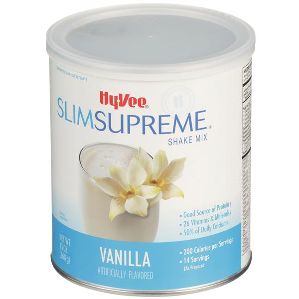 HyVee Slim Supreme Vanilla Shake Mix HyVee Aisles Online Grocery